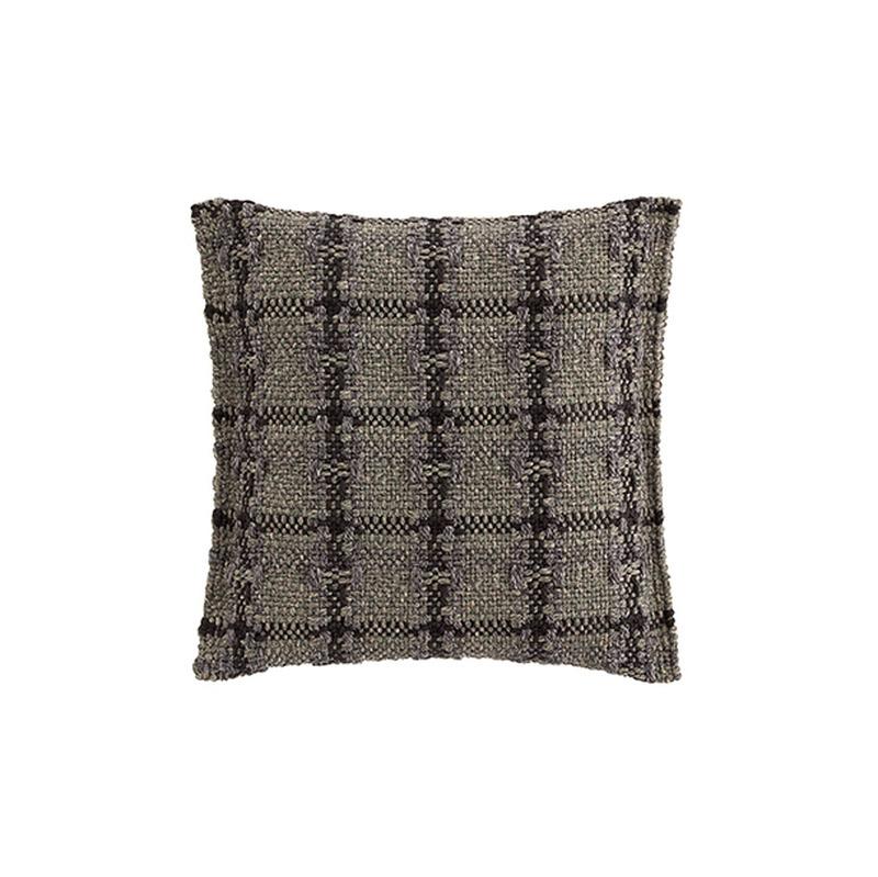 Garden Layers Small Outdoor Pillows Pillows Gan Checks green 