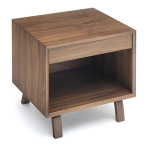 Cherner Bedside Table side table Cherner Chair Classic Walnut Top & Legs 