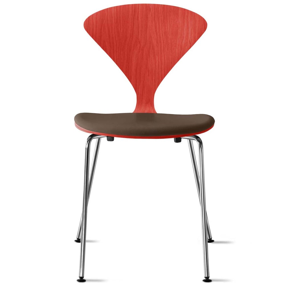 Cherner Metal Leg Side Chair - Upholstered Seat Side/Dining Cherner Chair 