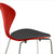 Cherner Metal Leg Side Chair - Upholstered Seat Side/Dining Cherner Chair 