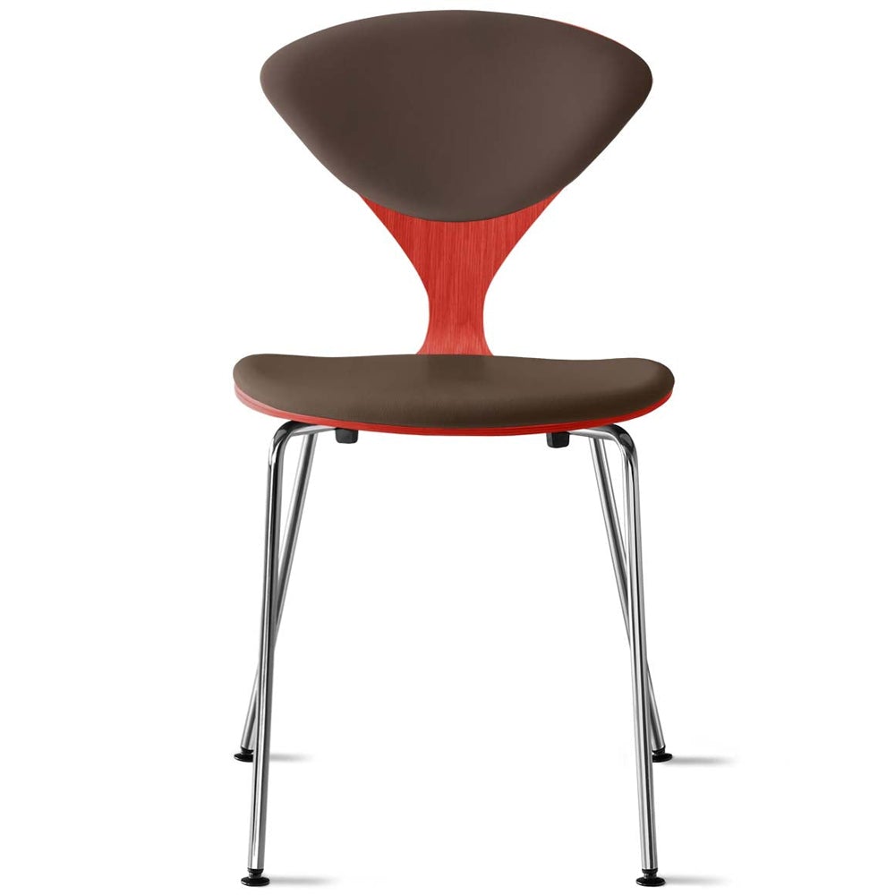 Cherner Metal Leg Side Chair - Upholstered Seat & Back Side/Dining Cherner Chair 