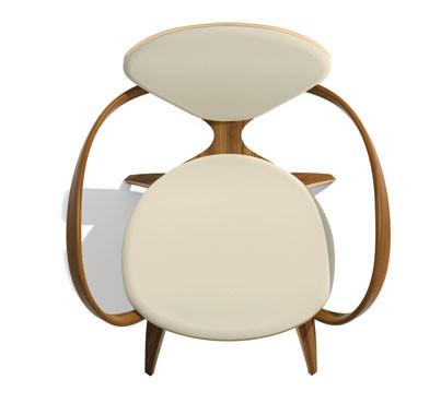 Cherner Lounge Arm Chair - Upholstered Seat and Back lounge chair Cherner Chair 