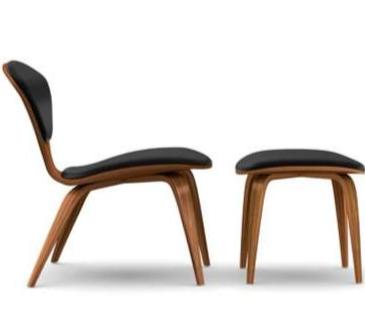 Cherner Lounge Side Chair & Ottoman lounge chair Cherner Chair 