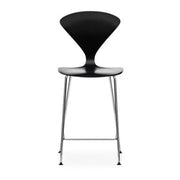 Cherner Metal Leg Stool bar seating Cherner Chair Ebony Lacquer Bar Height 42.5" 