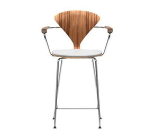 Cherner Stool W/Arms - Upholstered Seat bar seating Cherner Chair 