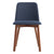 Chip Dining Chair Side/Dining BluDot Toohey Navy Walnut 