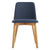 Chip Dining Chair Side/Dining BluDot Toohey Navy White Oak 