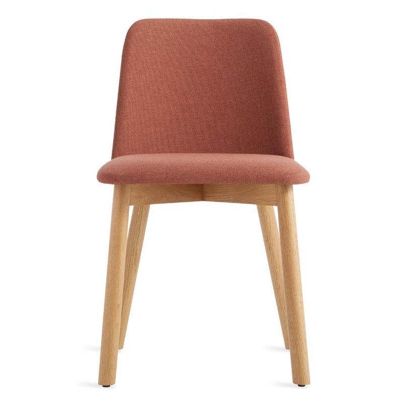 Chip Dining Chair Side/Dining BluDot Toohey Tomato White Oak 
