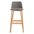 Chip Stool Stools BluDot Bar Height White Oak Pewter