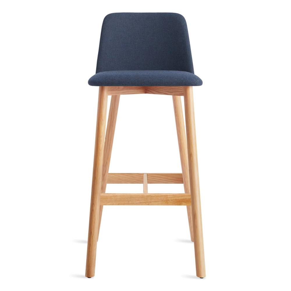 Chip Stool Stools BluDot Bar Height White Oak Toohey Navy