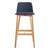 Chip Stool Stools BluDot Bar Height White Oak Toohey Navy