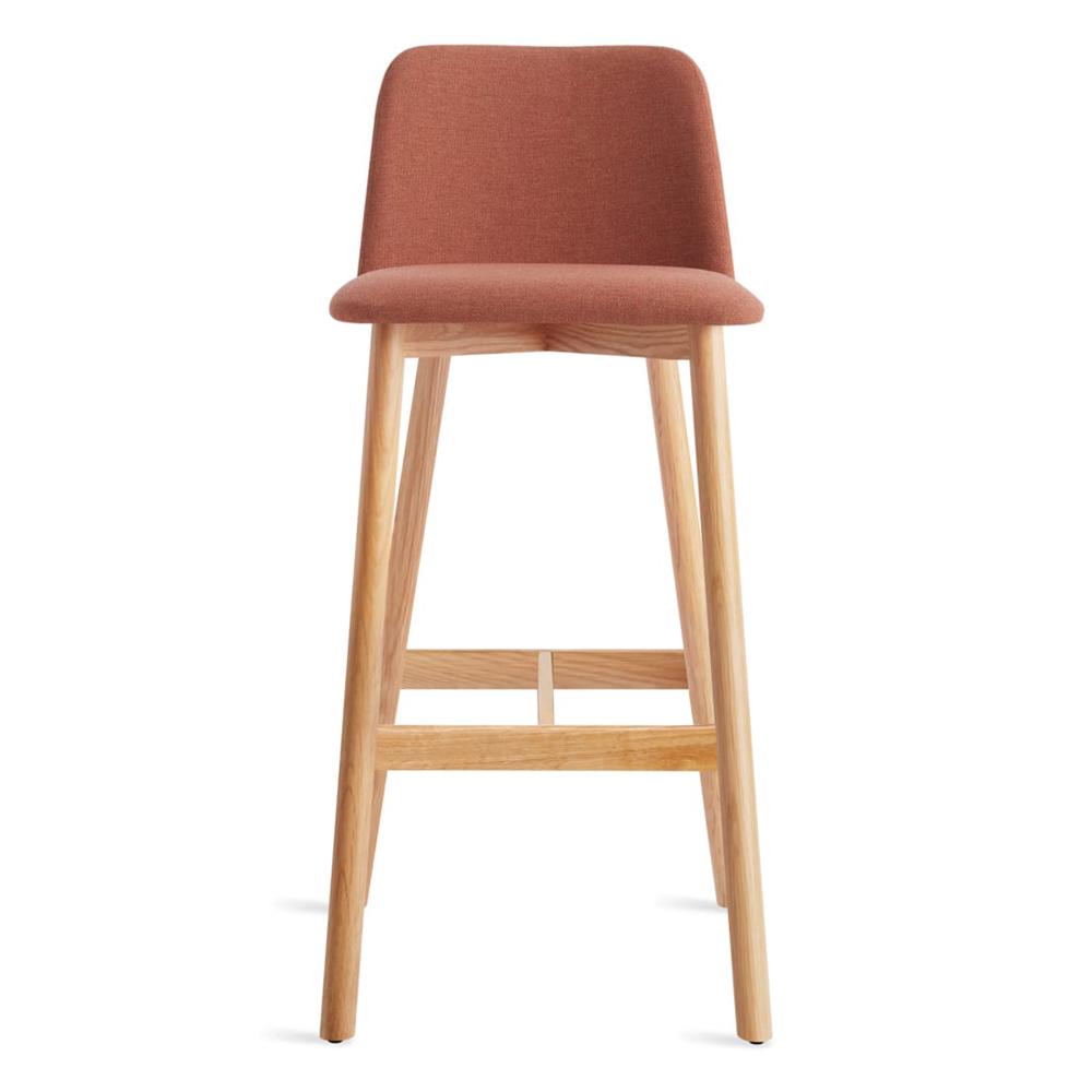 Chip Stool Stools BluDot Bar Height White Oak Toohey Tomato