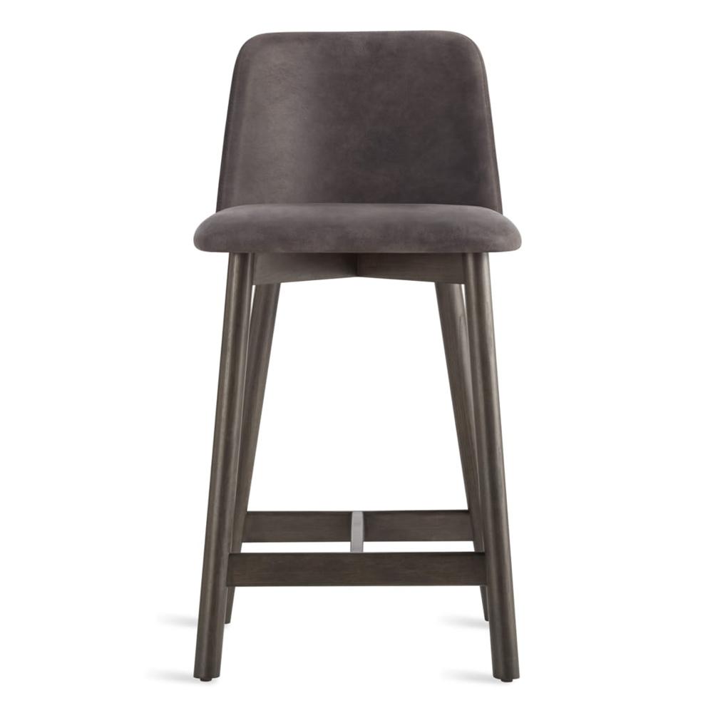 Chip Stool Stools BluDot Counter Height Smoke Slate Leather