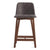 Chip Stool Stools BluDot Counter Height Walnut Slate Leather