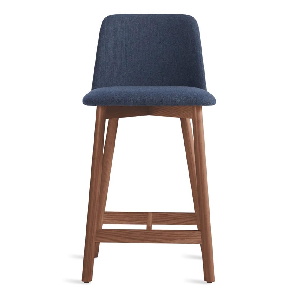 Chip Stool Stools BluDot Counter Height Walnut Toohey Navy