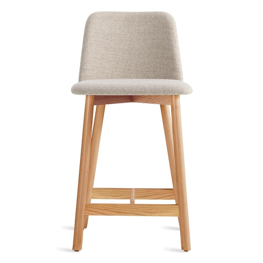 Chip Stool Stools BluDot Counter Height White Oak Tait Stone