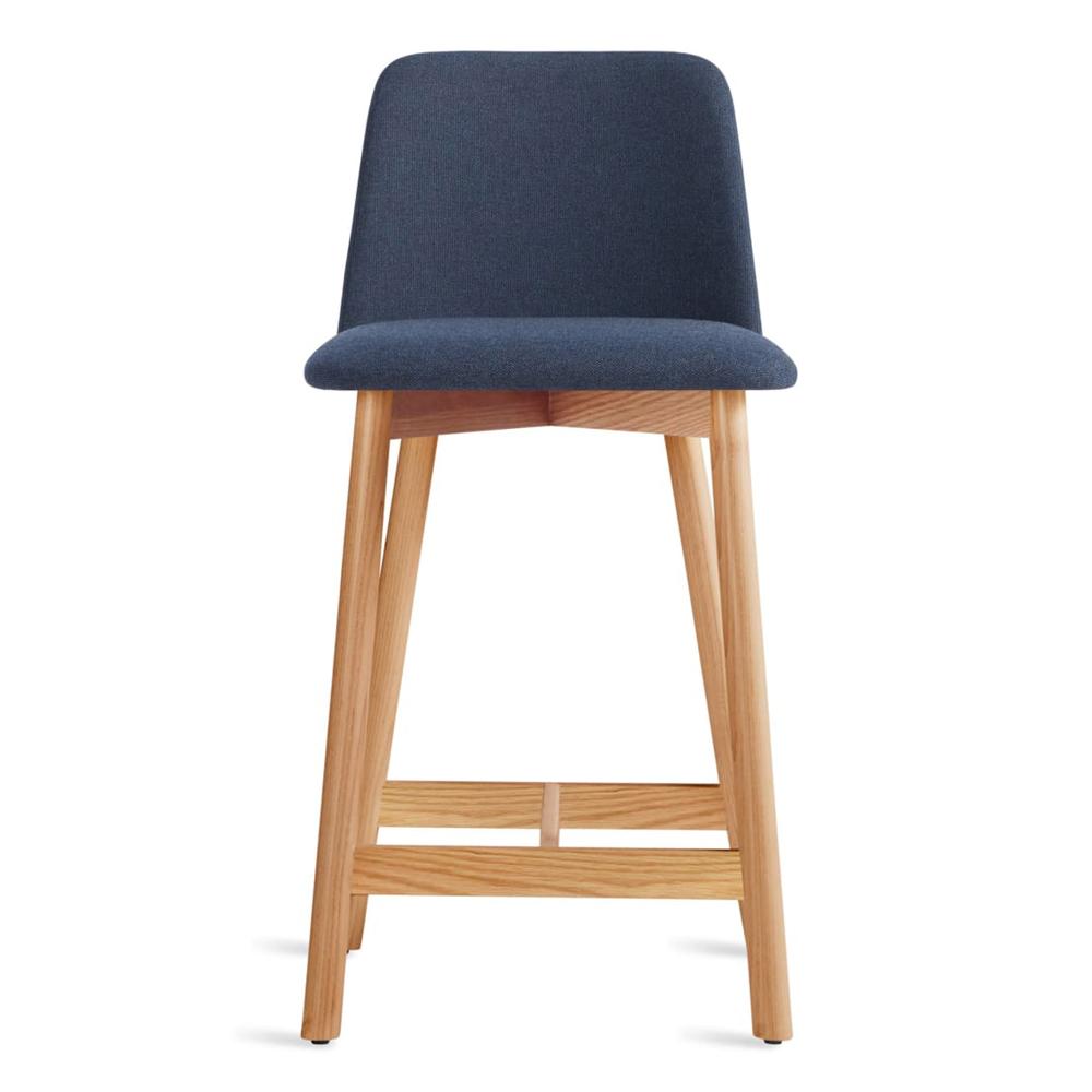 Chip Stool Stools BluDot Counter Height White Oak Toohey Navy