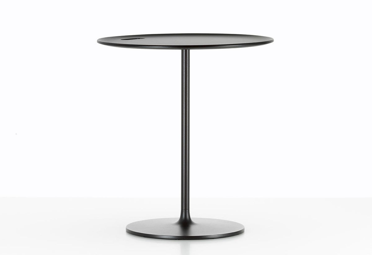 Occasional Low Table side/end table Vitra height 21.6 metal, chocolate 
