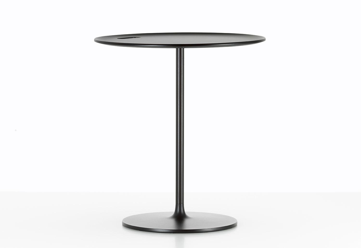 Occasional Low Table side/end table Vitra height 21.6 metal, chocolate 