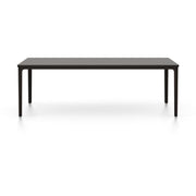 Plate Rectangular Table Coffee Tables Vitra 44.5"L x 28" W - MDF Chocolate Top - Chocolate Base 