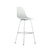 Eames Molded Plastic Bar Stool bar seating herman miller Trivalent Chrome Frame Finish + $40.00 Alpine Standard Glide