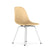 Eames Molded Wood Side Chair - 4-Leg Base Side/Dining herman miller Trivalent Chrome Base Frame Finish + $20.00 White Ash Seat and Back + $100.00 Standard Glide