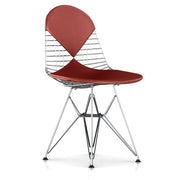 Eames Wire Chair with Bikini Pad Side/Dining herman miller Glides with Felt Bottom +$25.00 Canyon Leather 
