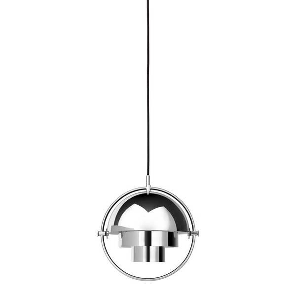 Multi-Lite Pendant Light- Small hanging lamps Gubi Chrome Base/Chrome 