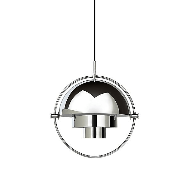 Multi-Lite Pendant Light hanging lamps Gubi All chrome 