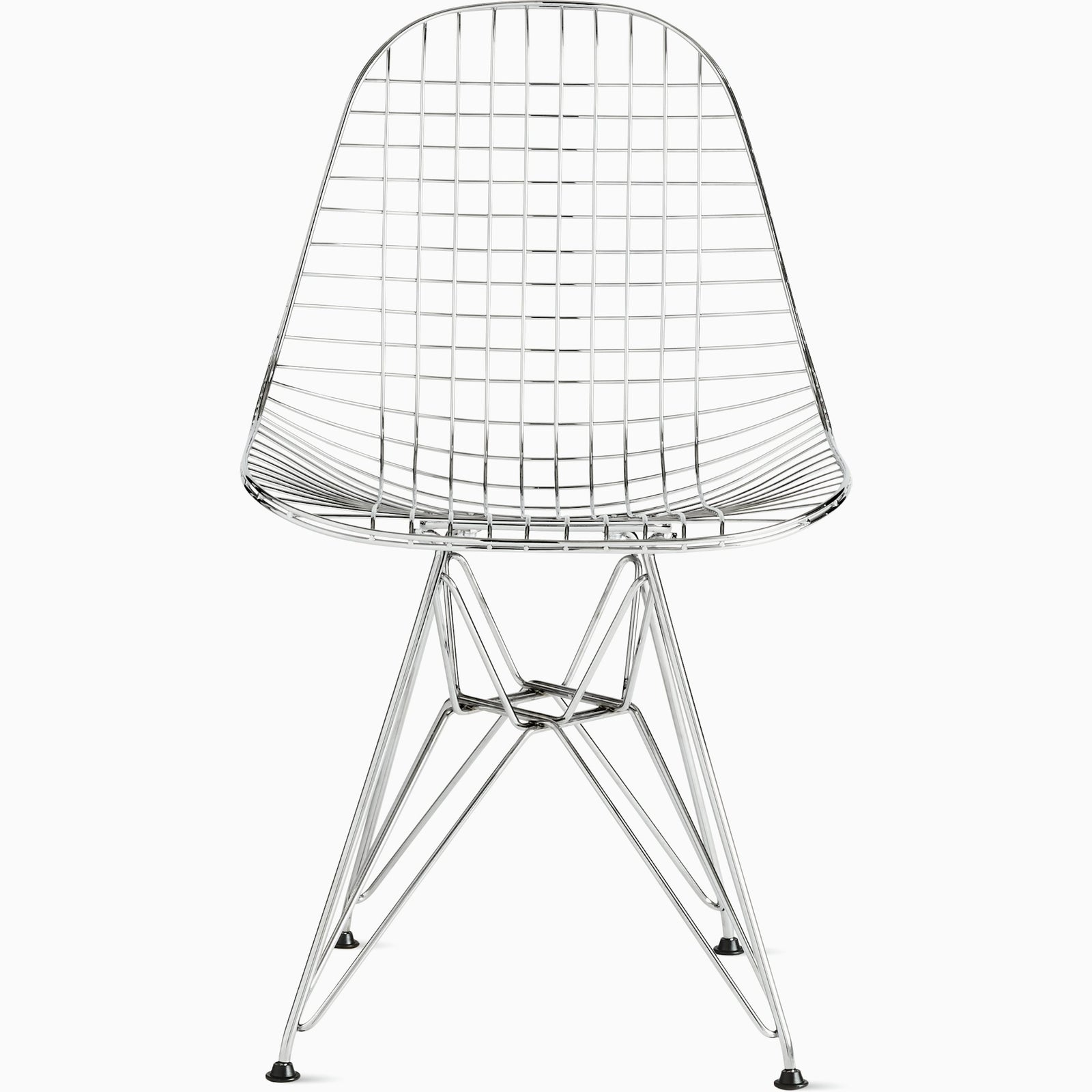 Eames Wire Chair Side/Dining herman miller Standard Glides 