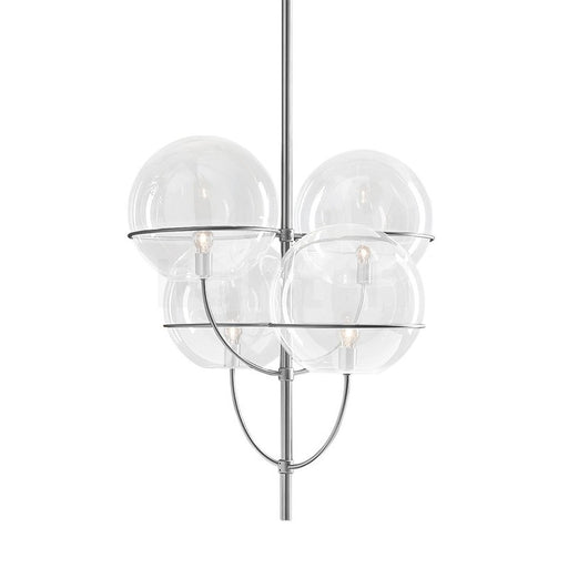 Lyndon 450 Suspension Lamp suspension lamps Oluce Chrome-plated 
