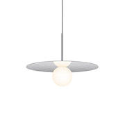 Bola Disc Pendant ceiling lights Pablo Chrome 18" 