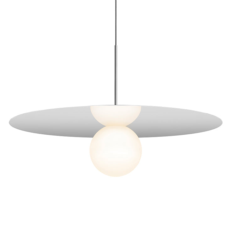 Bola Disc Pendant ceiling lights Pablo Chrome 32" 