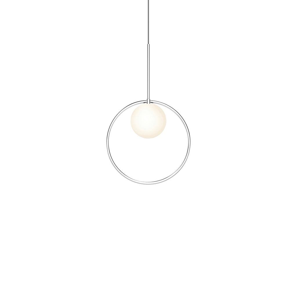 Bola Halo Led Pendant Pendant Lights Pablo Chrome 12&quot; 