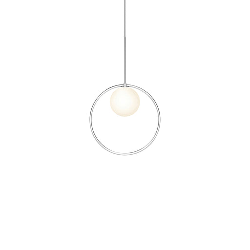 Bola Halo Led Pendant Pendant Lights Pablo Chrome 12" 