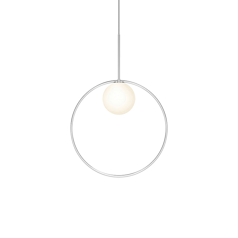 Bola Halo Led Pendant Pendant Lights Pablo Chrome 18" 
