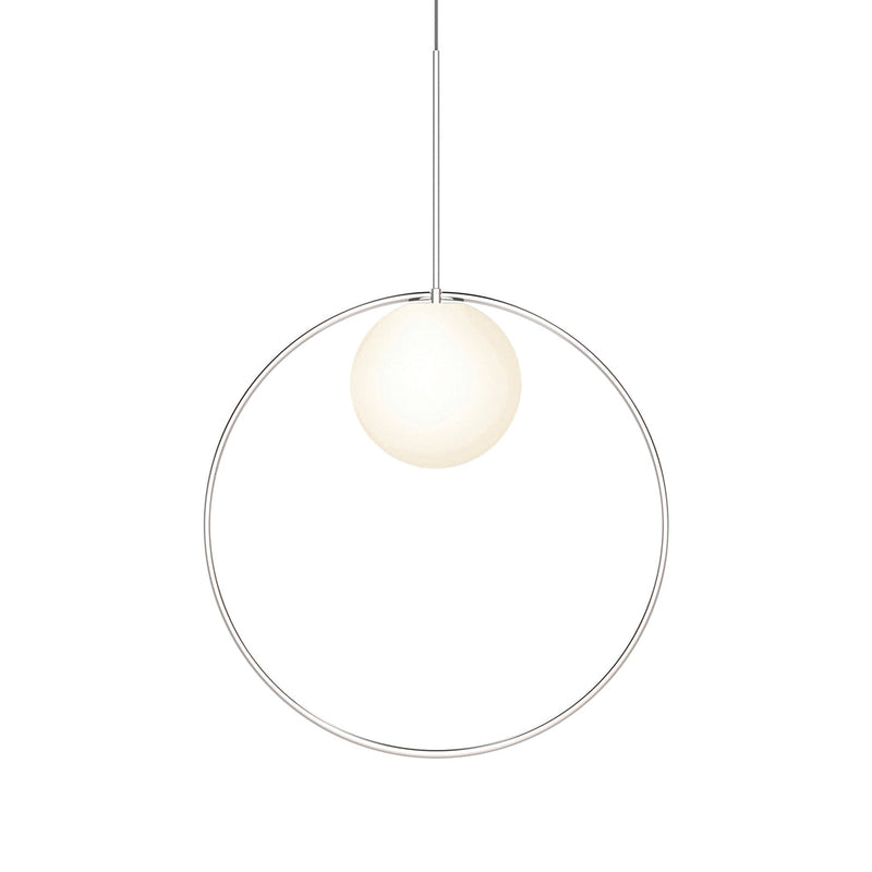 Bola Halo Led Pendant Pendant Lights Pablo Chrome 22" 