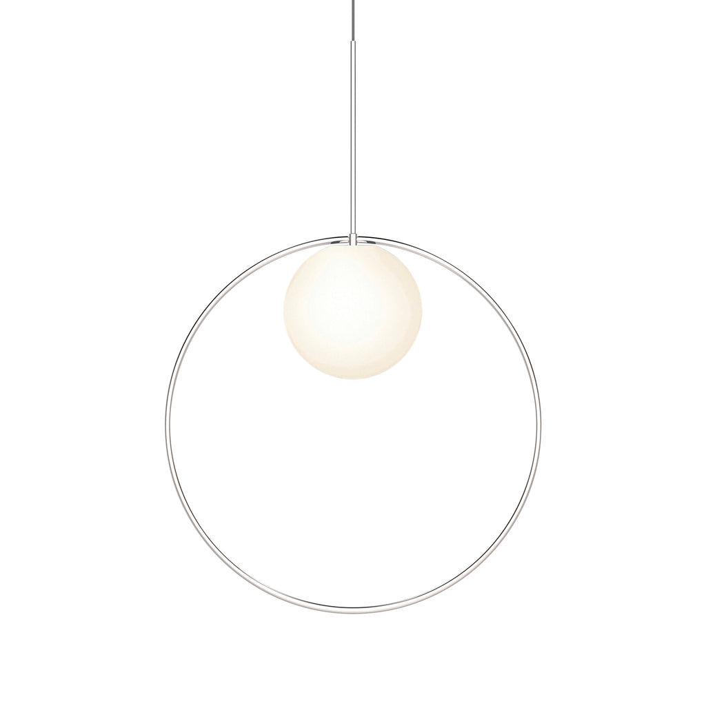 Bola Halo Led Pendant Pendant Lights Pablo Chrome 22&quot; 
