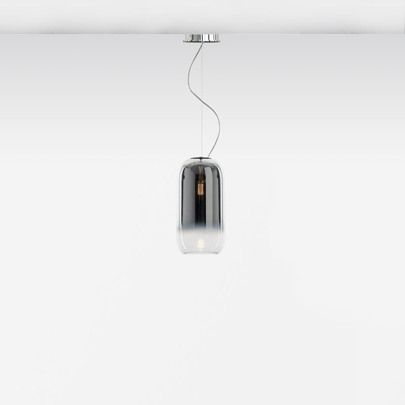 Gople Mini Supension Extended Length Pendant Lights Artemide Chrome 