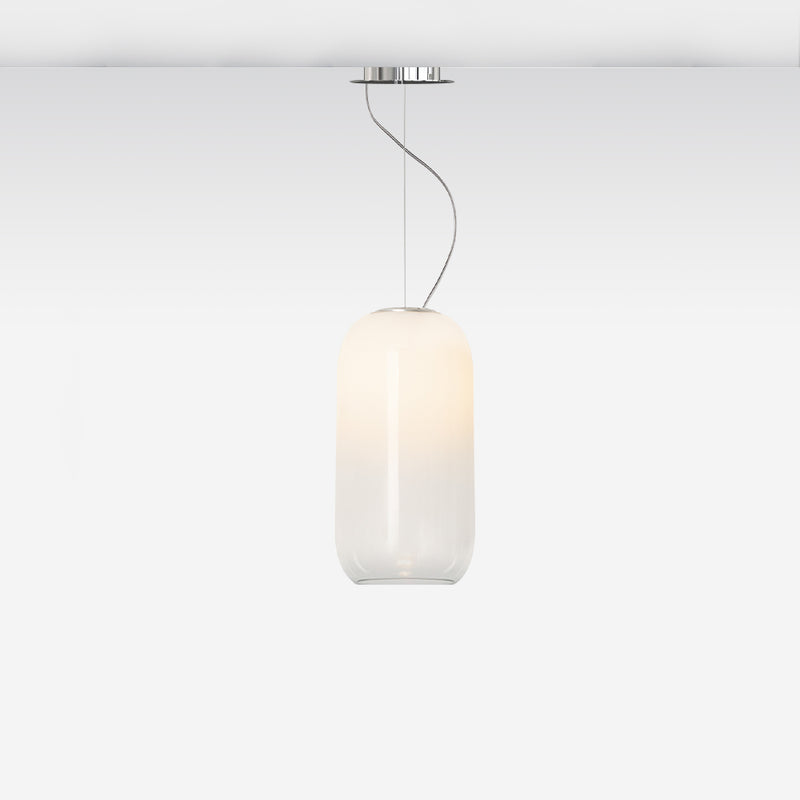 Gople Suspension Extended Length Pendant Lights Artemide White 