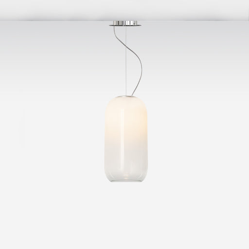Gople Suspension Extended Length Pendant Lights Artemide White 
