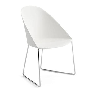 Cila Polypropylene Chair With Sled Base Chairs Arper 