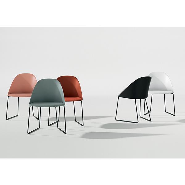 Cila Polypropylene Chair With Sled Base Chairs Arper 