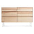 Clad 6 Drawer Dresser storage BluDot Hickory / White 