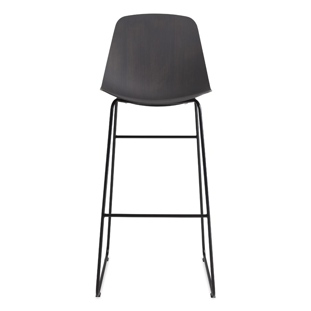 Clean Cut Barstool with Sled Leg Stools BluDot Oblivion 