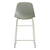 Clean Cut Counter Stool with Sled Leg Stools BluDot Grey Green 