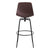 Clean Cut Swivel Barstool Stools BluDot Oxblood 