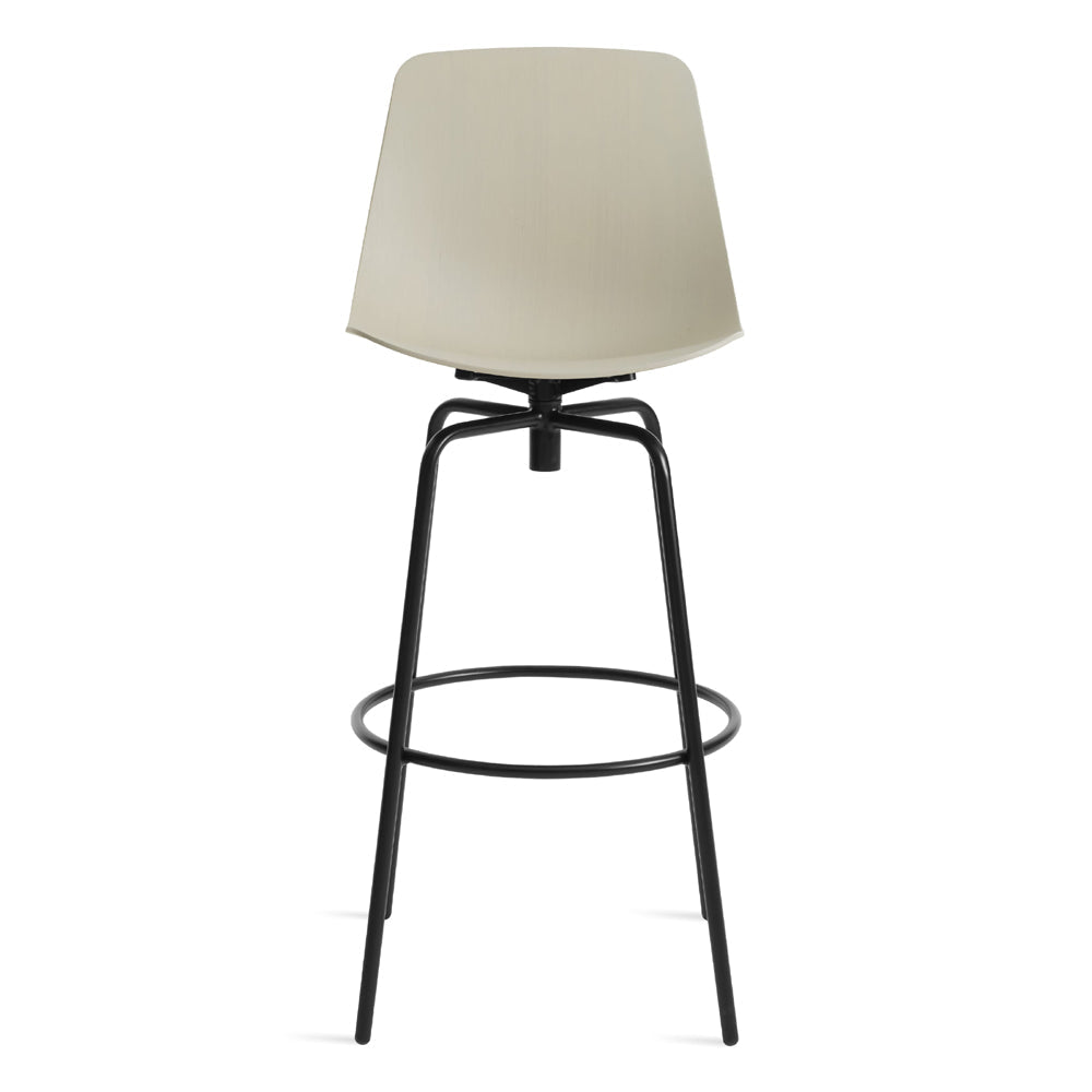 Clean Cut Swivel Barstool Stools BluDot Putty 