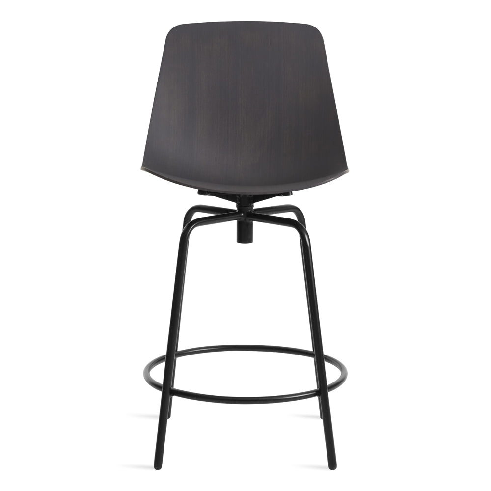 Clean Cut Swivel Counter Stool Stools BluDot Oblivion 