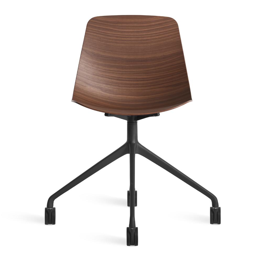 Clean Cut Task Chair Chairs BluDot Walnut 